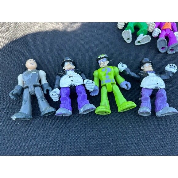 11 Imaginext DC Justice League Figures Lot Batman Lantern Cyborg Two-Face Joker - Picture 2 of 5